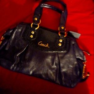 CoachAshley Signature leather satchel